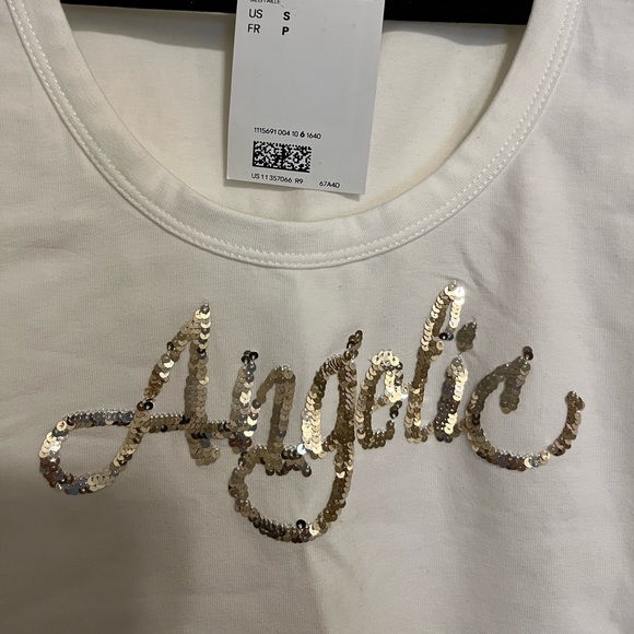 (✨ 3 for $15) H&M Angelic Crop Tank - Picture 3 of 4